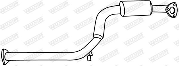 Walker Mittelschalldämpfer 17904 Für Lancia