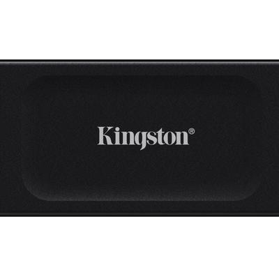 KINGSTON externe SSD "2TB XS1000 External USB 3.2 Gen 2 Portable Solid State Drive", schwarz, 2 TB, Festplatten