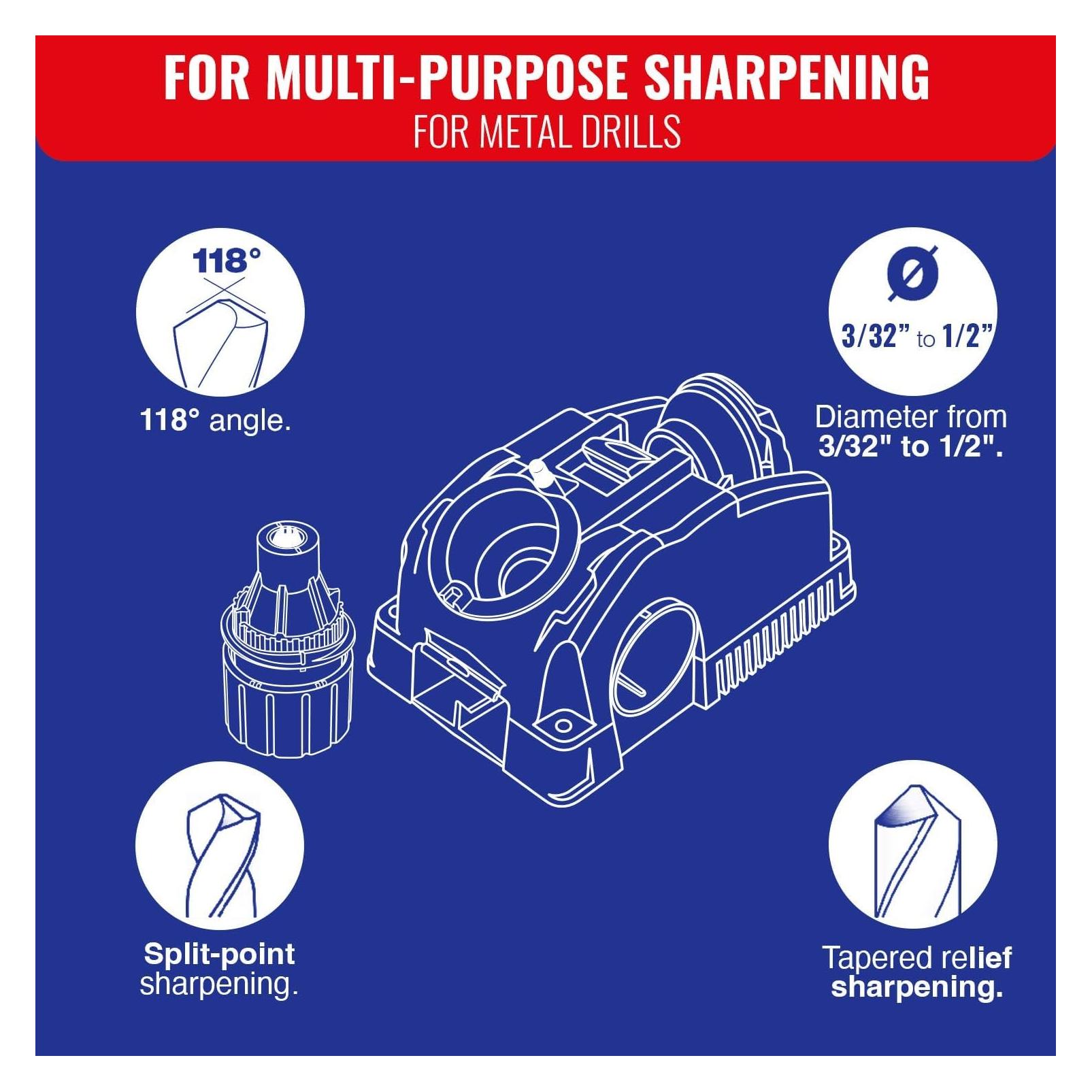 Tivoly Drill sharpening machine Drill Doctor 400 2.5> 13 mm, 118 ° angle (1111177400B)
