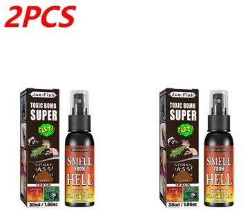 Uplift Treasures 30ml Fart Spray Prank Gag Stink Bomb Party Joke 2pcs Hell