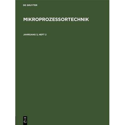 MP. Jahrgang 3, Heft 2, Gebundene Ausgabe von , De Gruyter, 978-3-11-259269-4