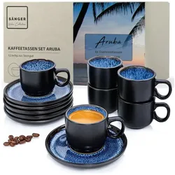 Sänger Geschirr, Tasse, Espressotassen Set Aruba (80 ml, 6x)
