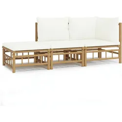 vidaXL, Gartenlounge, Feldstetten (Eckteil + Mittelteil + Fussstütze)