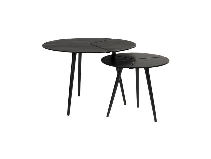 Table d'appoint en aluminum beige Kourdeboer