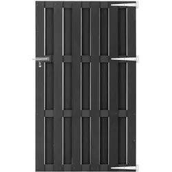 vidaXL Gartentor WPC 100x180 cm Grau