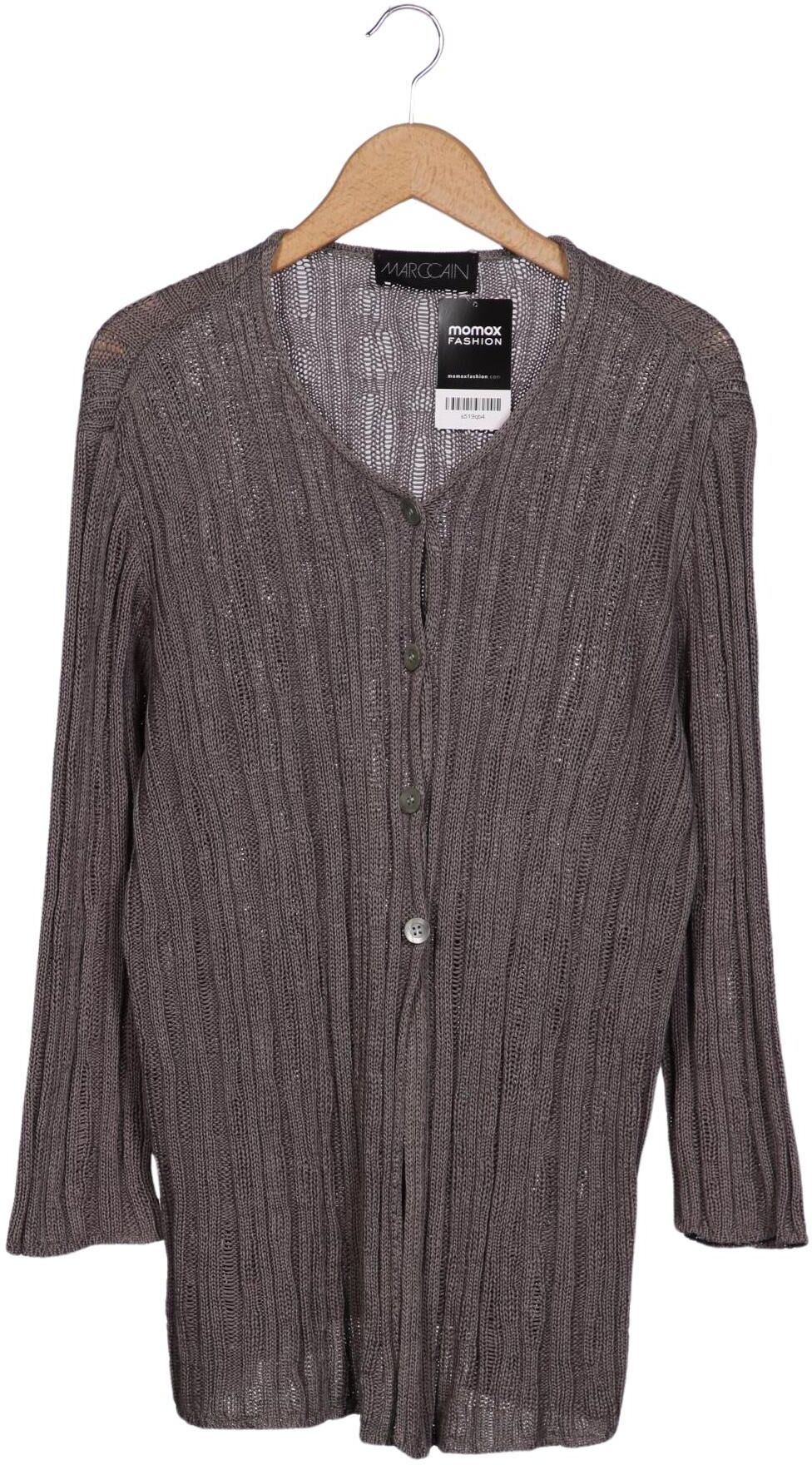 Cain Damen Strickjacke, Grau, Gr. EU 36 (Marc Cain N2), Baumwolle - Second Hand