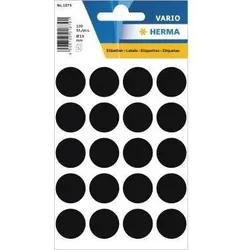 Herma Markierungspunkt 1879 19mm schwarz 100 St./Pack.