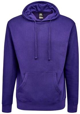 J America 8720JA Jam Adt Btb Fleece Hood T-Shirt in Purple size 3XL   Cotton/Polyester Blend