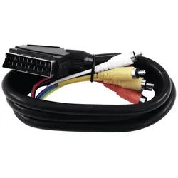 OMNITRONIC Adapterkabel Scart/6xCinch 1,5m
