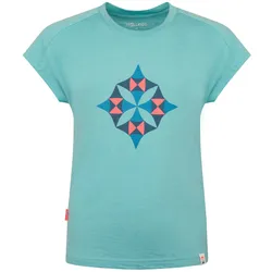 Trollkids Kinder Sandefjord T-Shirt - 116 - aqua haze