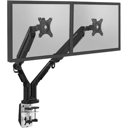 Vantage Monitorarm Premium duo 75x100 2x 9kg 36" schwarz (Tisch, 32", 9 kg), Monitor Halterung, Schwarz