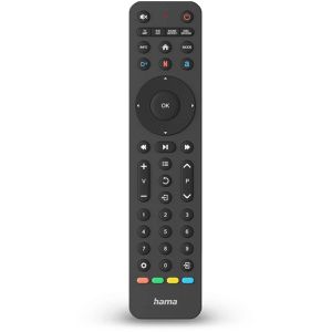 Hama Universalfernbedienung TV, 221055, für 8 Geräte, mit Lernfunktion und vorprogrammiert
