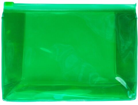 Nécessaire de voyage personnalisé en PVC transparent Caribu Vert fougère TAILLE UNIQUE ADULTE