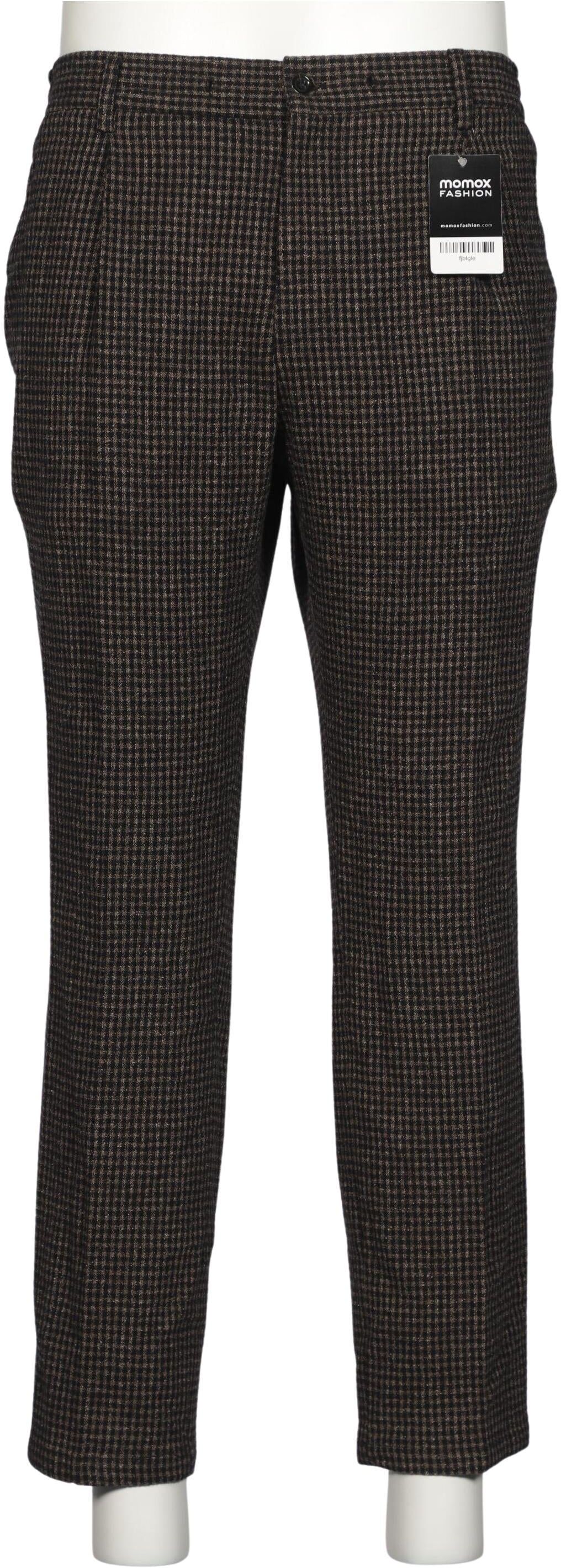 MeyEdlich Herren Stoffhose, Braun, Gr. EU 54, Wolle / Synthetik / Viskose / Leinen / Seide / Baumwolle - Second Hand