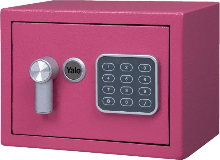 Yale YSV/170/DB2/P Vrijstaande kluis, 38 liter, staal, roze