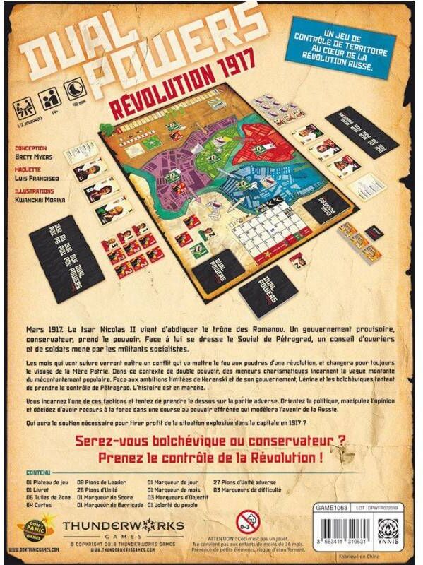 Don't Panic Games Dual Powers : Revolution 1917