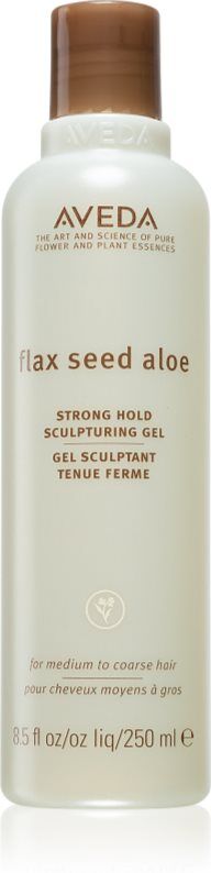 Aveda Flax Seed Strong Hold Sculpturing Gel gel cheveux à l'aloe vera 250 ml