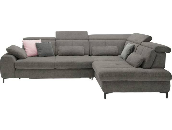 set one by Musterring Ecksofa SO 3400 Sitzhöhe 49cm, Sitztiefe verstellbar, B/T 317/220 cm, Kaltschaumpolsterung, Flachgewebe, whlw. mit Funktionen, Sitzhöhe 49