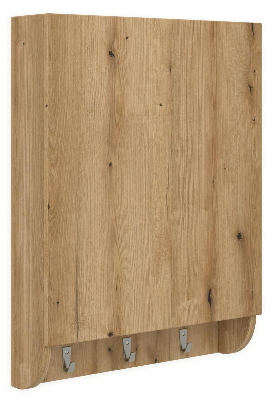 REGALIK Hangkast voor de badkamer met deuren en haken, Eikenhoutlook