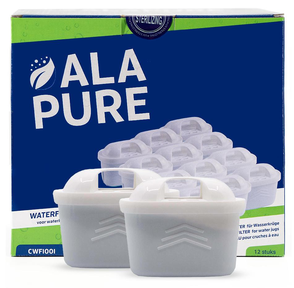Alapure CWF1001A waterfilters voor Brita Maxtra en Maxtra+, 12 stuks