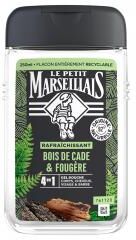 Le Petit Marseillais Gel Douche 4en1 Bois de Cade et Fougère 250 ml - Flacon 250 ml