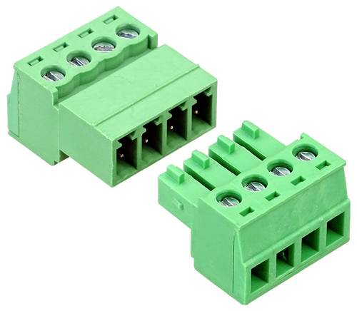 Donau Elektronik HNS381-04 Steckverbinder Polzahl 4 PA66, Messing, Stahl 8A 300V Geeigneter Leiterquerschnitt: 0,08mm² - 1,5mm²