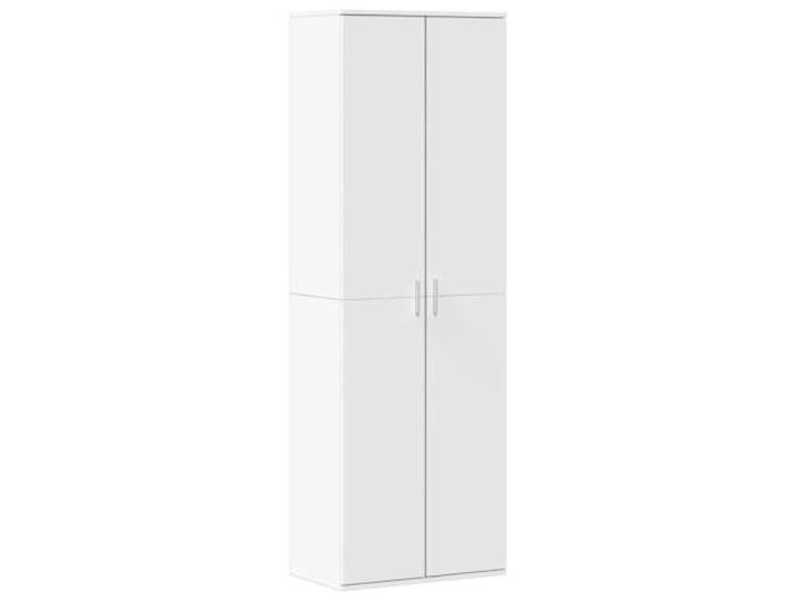 Todiikf Highboard Weiß 60x35x180 cm Holzwerkstoff Schrank mit Türen Mehrzweckschrank für Wohnzimmer und Schlafzimmer: Schlankes Standregal schafft ordentlichen Stauraum hinter Türen.