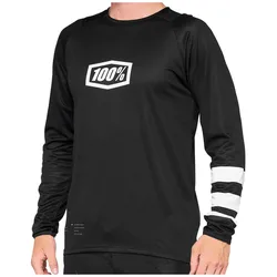 100%, Mädchen, Velotrikot, R-Core (L), Schwarz, Weiss, L