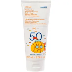 200ml KORRES Yoghurt Kids Comfort Sunscreen Emulsion SPF 50