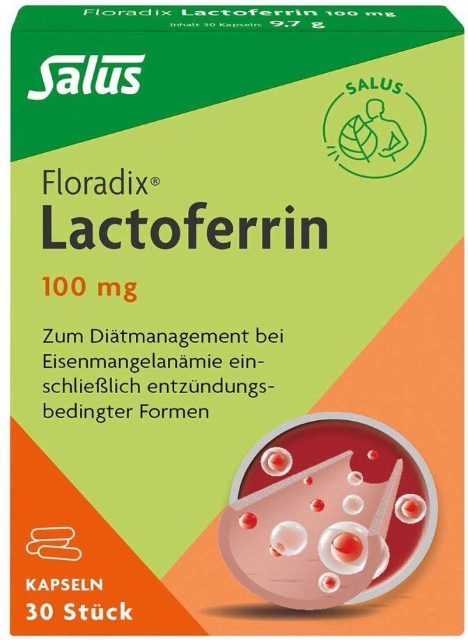 Floradix Lactoferrin 100 mg Kapseln