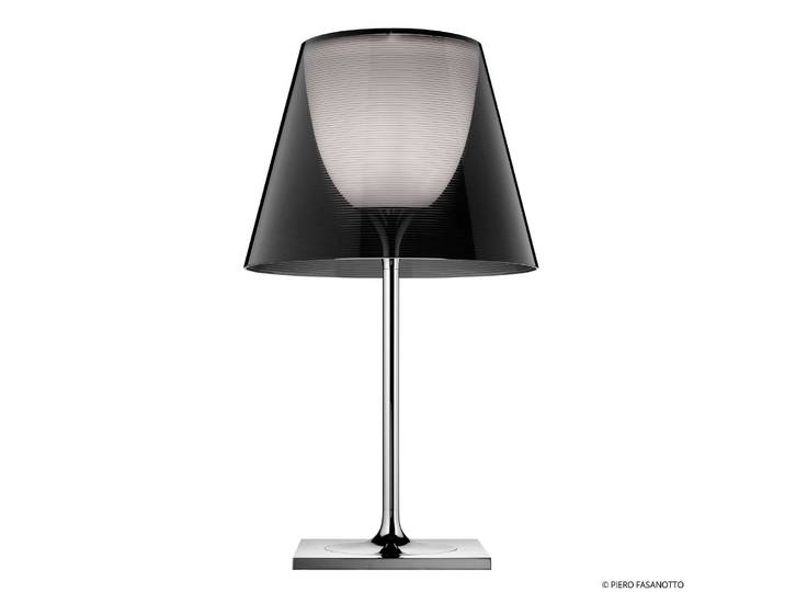 FLOS Designer Tischlampe KTRIBE, dimmbar, chrom / silber, für Wohn- / Esszimmer, Kunststoff, Design, Tischlampe
