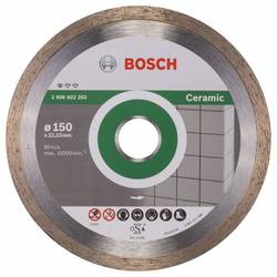 Bosch Accessories 2608602203 Bosch Power Tools Diamanttrennscheibe Durchmesser 150 mm Bohrungs-Ø 22.23 mm Keramik, Feinsteinzeug, Porzellan 1 St.