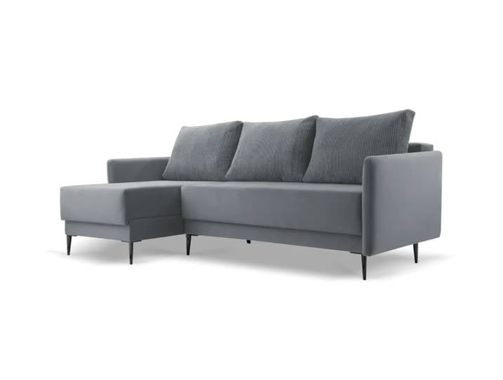 Ecksofa PEDRO Links Grau (Paros 06, Poso 60)