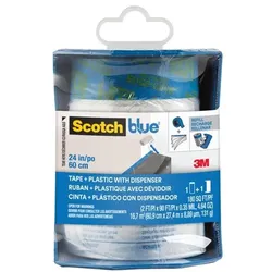 Scotch Malerabdeckfolie »ScotchBlue« im Spender 16,7 m2 blau, 60.9 cm