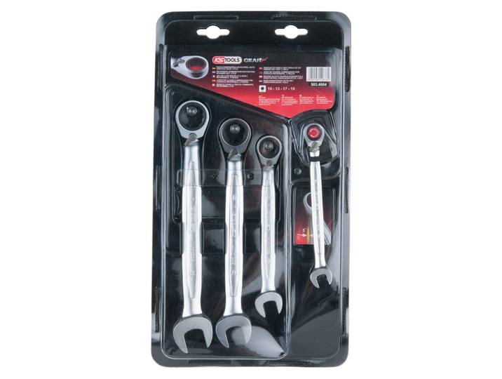 KS TOOLS® GEARplus Ring-Maulschlüssel-Satz 4-teilig