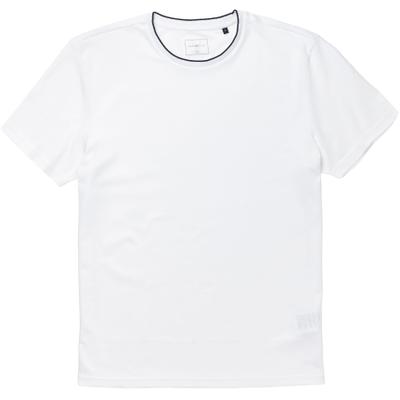 T-Shirt MARVELIS, Herren, Gr. M, weiß, Jersey, Obermaterial: 60% Baumwolle, 40% Polyester, normal, Rundhals, Shirts T-Shirt, schnelltrocknend, normale Passform