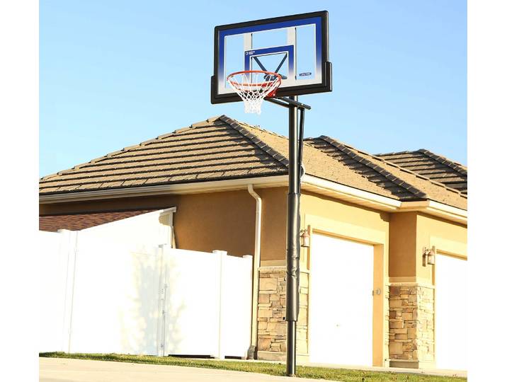 Lifetime 90020 höhenverstellbarer Inground Basketballkorb 229–305 cm