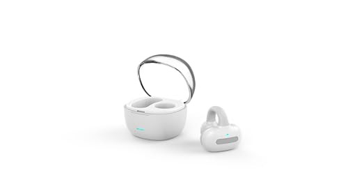DOMIKIT Draadloze Bluetooth Oorklem Hoofdtelefoon V5.3 - Wit