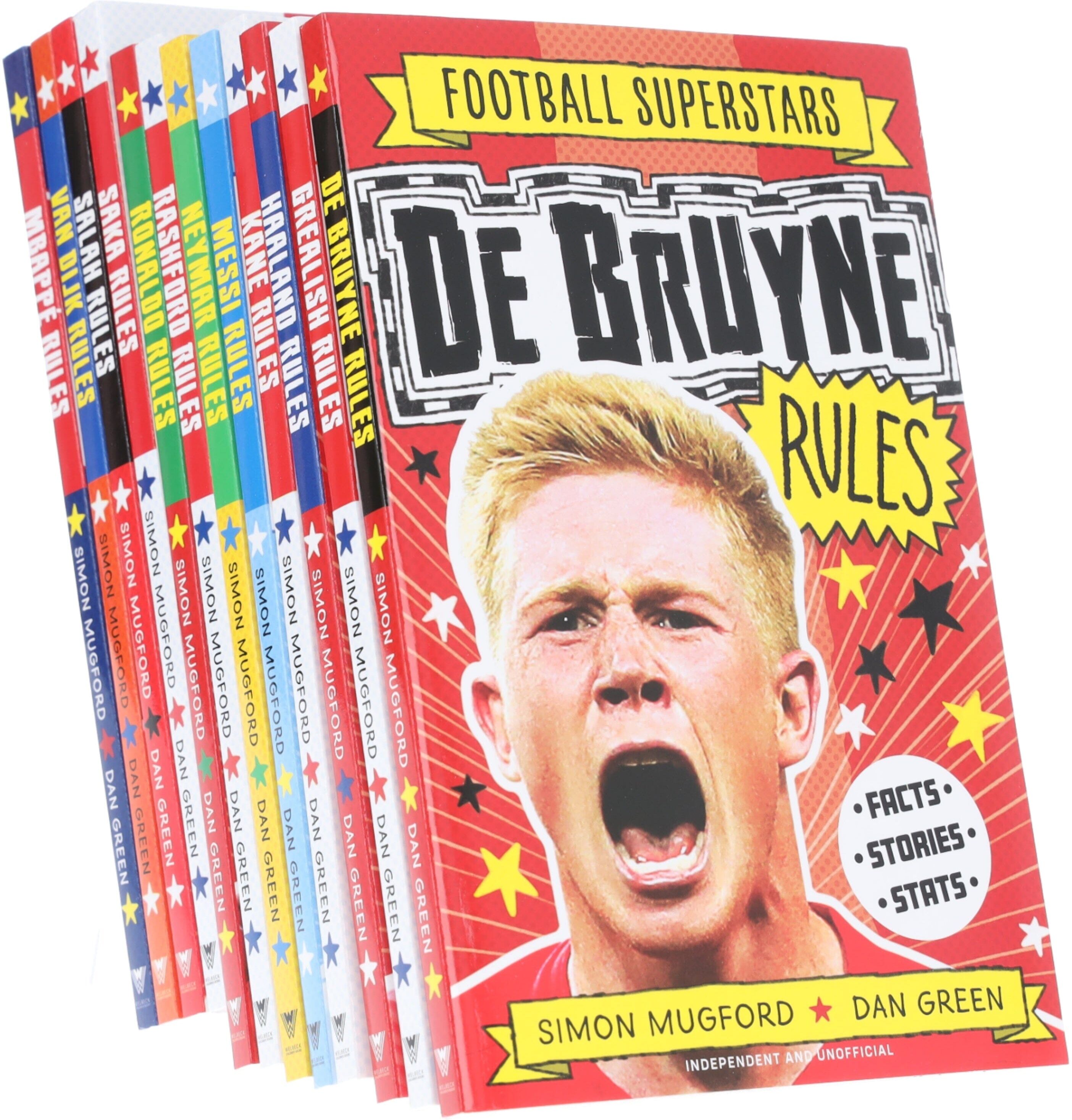Football Superstars 12 Books Collection Set By Simon Mugford & Dan Green - Ages 5+ - Paperback Hachette