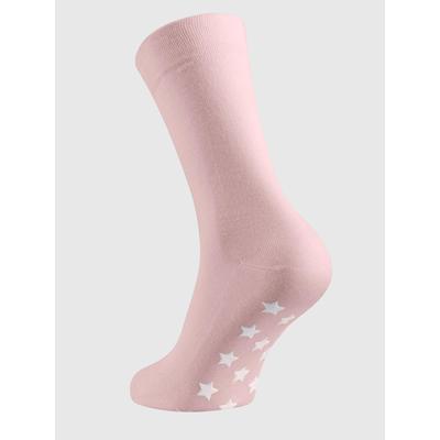 Socken WÄSCHEPUR, Damen, Gr. 135, rosa (rosé), 78% Baumwolle, 20% Polyamid, 2% Elasthan, Socken Socken