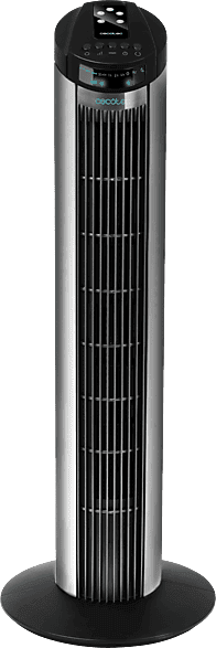 Ventilador de torre - Cecotec EnergySilence 890 Skyline, 3 velocidades, 50W, Control remoto, Negro