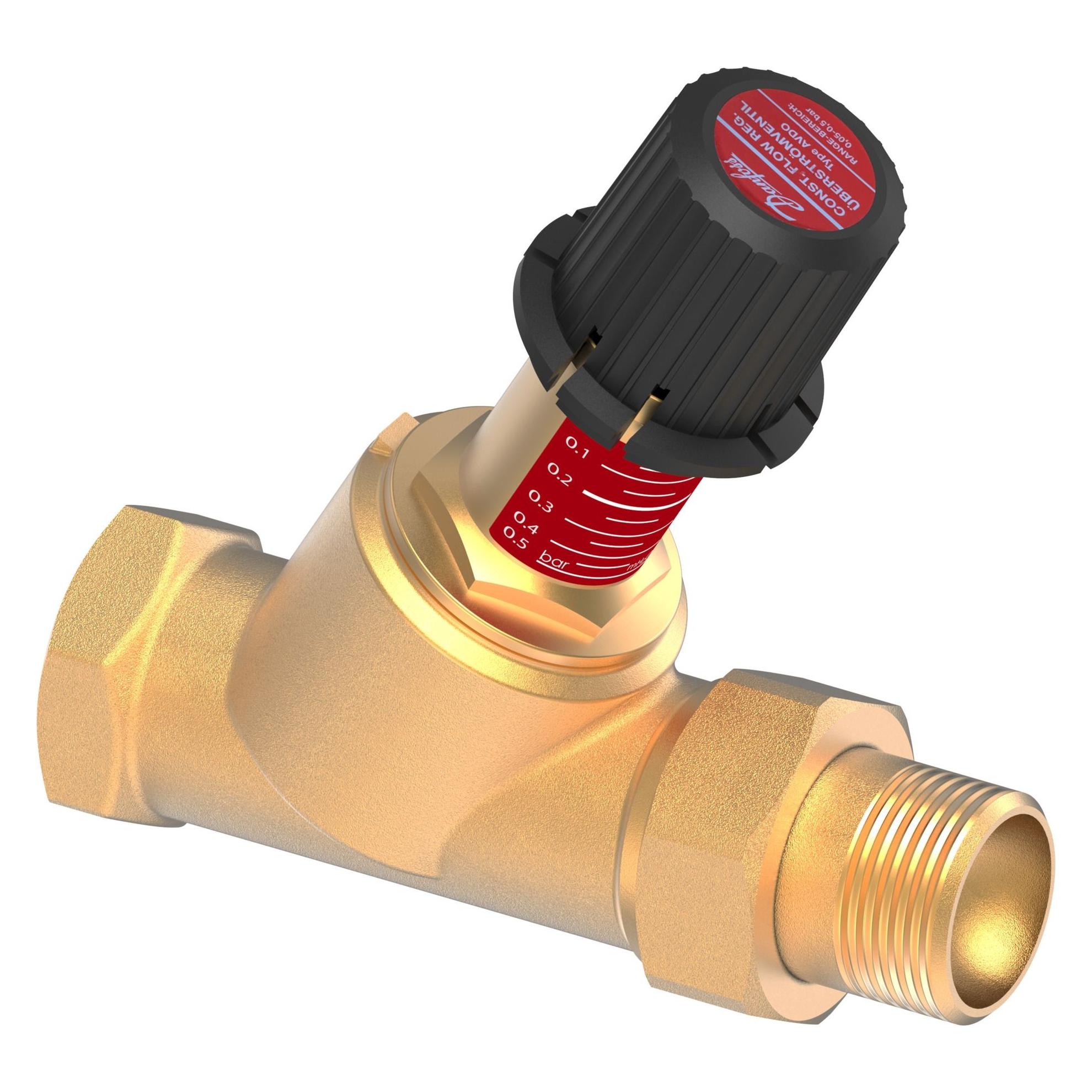 Danfoss AVDO 25 Ausgleichsventil, Muffe/Nippel, Einstellbereich: 0,05-0,5 bar, Anschluss Rp 1" - R 1 (003L6028)