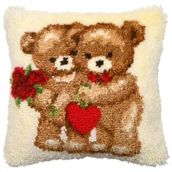 Knüpfkissen "2 Bärchen"