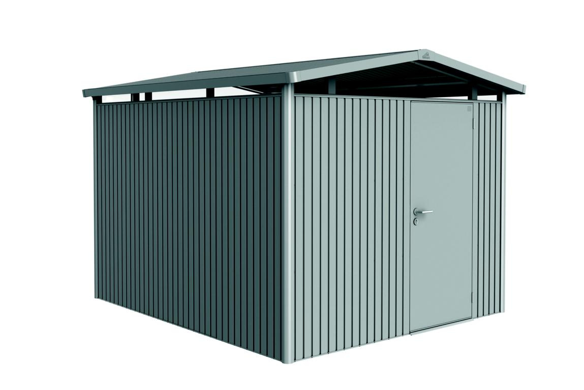 BIOHORTGARTE GH Panorama Gr. P5 Stand.Tür silber-metallic 273x318x227 cm 08439103