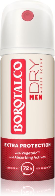 Borotalco MEN Dry deodorant spray 72h fragrance Amber 50 ml