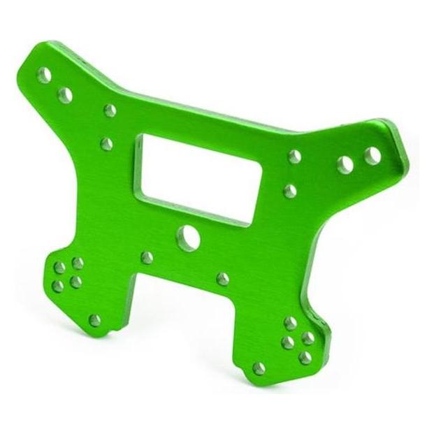 Traxxas dämpferbrücke vorn 6061-t6 alu grün eloxiert (TRX9539G)
