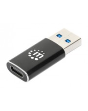 Manhattan USB-A auf USB-C Adapter USB 3.2 Gen 2 10Gbps Digital/Daten (153980)
