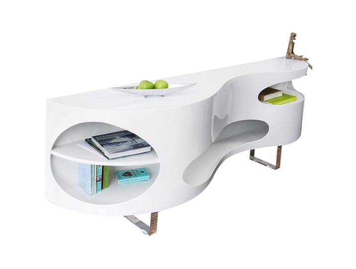 Sideboard Brick Weiss MDF B 200 H 60 cm - Sideboard