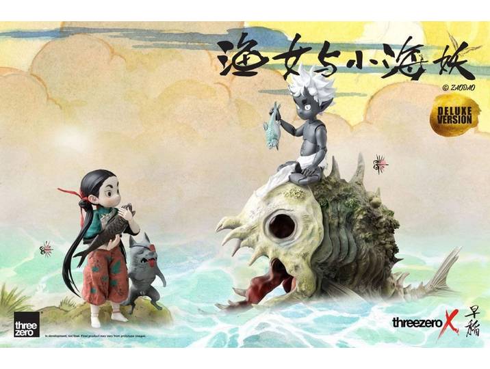 ThreeZero Sammelfigur Zao Dao 1/6 Fishergirl and Little Sea Elf Deluxe Edition 15 cm Statuen