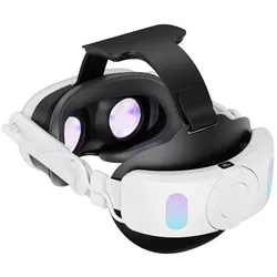 Unbound Stirnband mit Akku für Meta Quest 3, Zubehör VR + AR, Schwarz